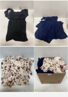 BOX OF PREMIUM DESIGNER CLOTHING IN VARIOUS SIZES & DESIGNS