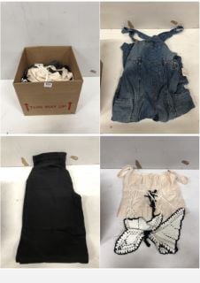 BOX OF PREMIUM DESIGNER CLOTHING IN VARIOUS SIZES & DESIGNS