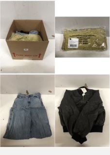 BOX OF PREMIUM DESIGNER CLOTHING IN VARIOUS SIZES & DESIGNS