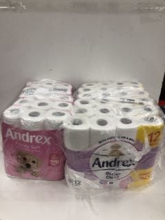 2 X ANDREX TOILET TISSUE