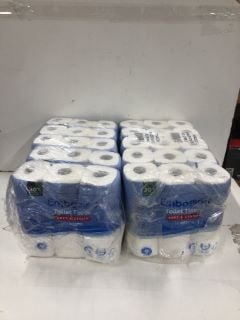 2 X EMBOSSED TOILET TISSUE