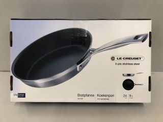 LE CREUSET 24CM FRYING PAN RRP: £155.00