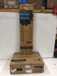 2 X ITEMS INC 5 TIER SHOE RACK