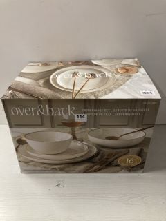 OVER & BACK DINNERWARE SET