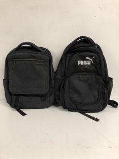 2 X BACKPACKS TO INCLUDE PUMA