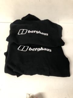 2 X BERGHAUS LOGOO HOODY AM UK SIZE L