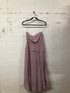 WOMEN'S DESIGNER DRESS IN DAWN MAUVE - SIZE XS - RRP £98