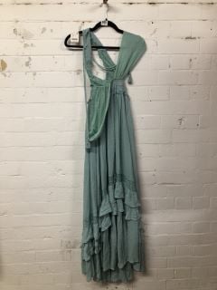 WOMEN'S DESIGNER DRESS IN MOUNTAIN GREEN - SIZE S - RRP $128