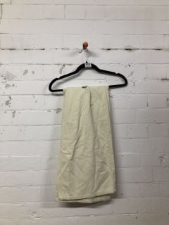 PAIR OF DESIGNER TROUSERS IN IVORY - SIZE 30W - RRP £130