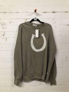 THE LAUNDRY ROOM DESIGNER SWEATER IN NEUTRAL - SIZE XL