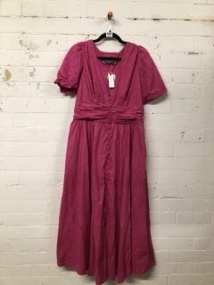 WOMEN'S DESIGNER DRESS IN PINK - SIZE L - RRP £148