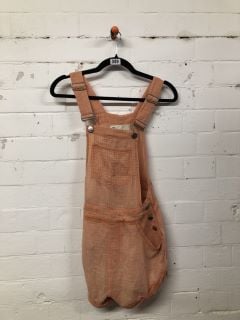 WOMEN'S DESIGNER OVERALLS IN PEACH - SIZE UK 8 - RRP £90