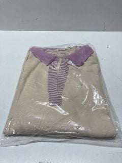 CLEAN PREP POLO SHIRT IN LILAC - SIZE L - RRP £118