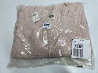 CARE JAMIE V NECK JUMPER IN PINK - SIZE S - RRP £158