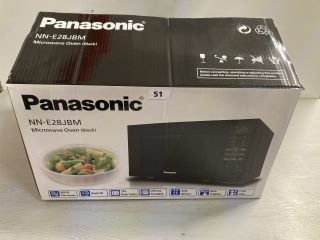 PANASONIC MICROWAVE OVEN IN BLACK - MODEL NN-E28JBM