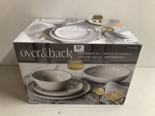 OVER & BACK DINNERWARESET