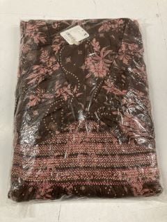 GOLDEN HOUR MAXI DRESS IN CHOCOLATE - SIZE XS - RRP £158