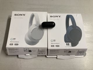 3 X HEADPHONES/EARBUDS TO INCLUDE SONY WH-CH720N