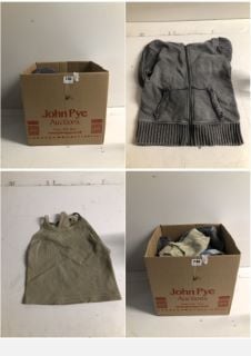 BOX OF PREMIUM DESIGNER CLOTHING IN VARIOUS SIZES & STYLES - APPROX RRP £250