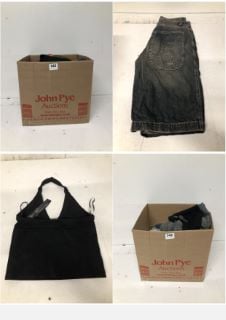 BOX OF PREMIUM DESIGNER CLOTHING IN VARIOUS SIZES & STYLES - APPROX RRP £250