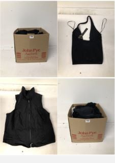 BOX OF PREMIUM DESIGNER CLOTHING IN VARIOUS SIZES & STYLES - APPROX RRP £250