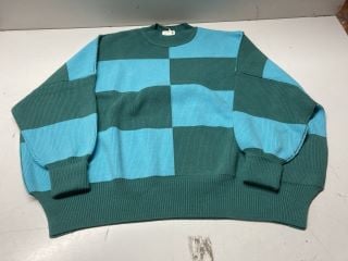 PORCELAIN GREEN COMBO JUMPER SIZE S RRP: £140