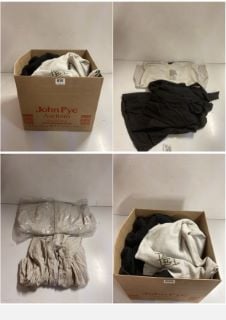 BOX OF PREMIUM DESIGNER CLOTHING IN VARIOUS SIZES & STYLES - APPROX RRP £250