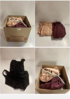 BOX OF PREMIUM DESIGNER CLOTHING IN VARIOUS SIZES & STYLES - APPROX RRP £250