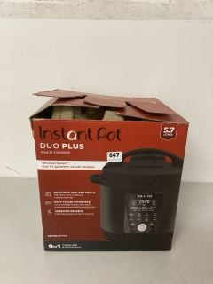 INSTANT POT DUO PLUS MULTI-COOKER