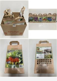 BOX OF VARIOUS LONGFIELD GARDENS FLOWER BULBS TO INCLUDE 4 FRITILLARIA