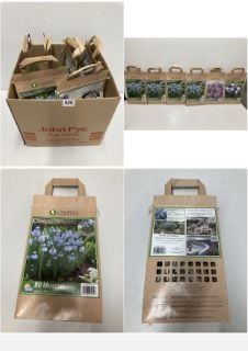 BOX OF VARIOUS LONGFIELD GARDENS FLOWER BULBS TO INCLUDE 80 MUSCARI