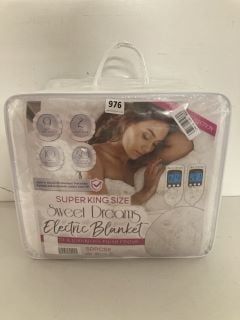 SUPER KING SIZE SWEET DREAMS ELECTRIC BLANKET