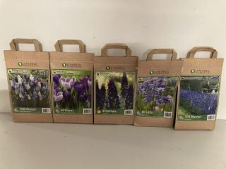 BOX OF VARIOUS LONGFIELD GARDENS FLOWER BULBS TO INCLUDE 4 FRITILLARIA