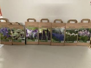 BOX OF VARIOUS LONGFIELD GARDENS FLOWER BULBS TO INCLUDE 15 LEUCOJUM