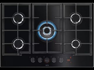 AEG FIVE RING GAS HOB MODEL HKB75450NB RRP £569