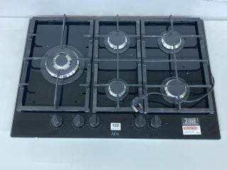 AEG FIVE RING GAS HOB MODEL HKB75820NB RRP £439