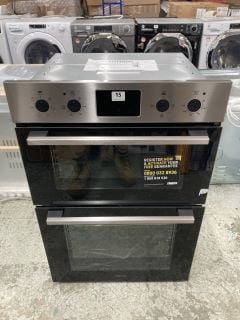 ZANUSSI BUILT-IN DOUBLE OVEN MODEL ZKHHL3X1 RRP £323