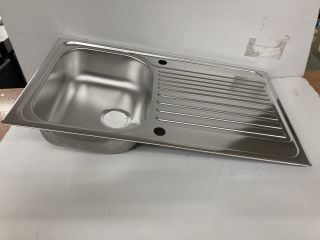 BLANCO ONE BOWL STAINLESS STEEL KITCHEN SINK WITH DRAINER