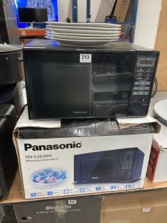 2 X PANASONIC MICROWAVES AND DINNER PLATES