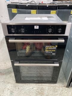 ZANUSSI BUILT-IN DOUBLE OVEN MODEL ZKCNA7XN RRP £339