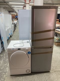 CANDY CONDENSER DRYER MODEL CSC9LF-80 AND A SAMSUNG FRIDGE FREEZER