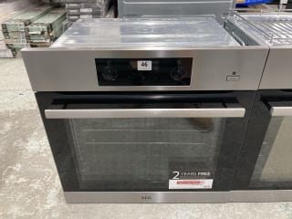 AEG BUILT-IN SINGLE OVEN MODEL BES355010M RRP £319