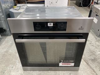 AEG BUILT-IN SINGLE OVEN MODEL BES355010M RRP £319