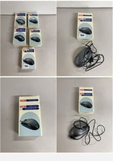 5 X LOGIK WIRED MICE