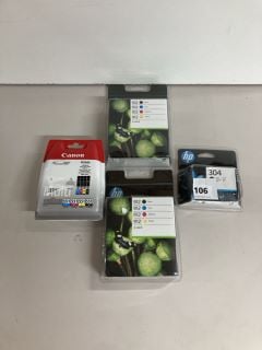 4 X HP INK SETS