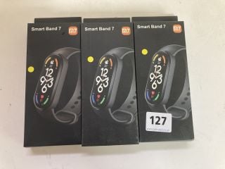 3 X SMART BAND 7 M7 FITNESS TRACKERS