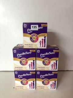 5 X BOXES OF PAEDIA SURE SHAKES VANILLA FLAVOUR BBE:10-2024