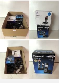 BOX OF TECH TO INCLUDE HOME PHONE SETS