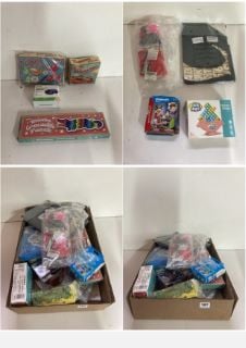 BOX OF GAMES TO INCLUDE A BALLOON MODELLING KIT