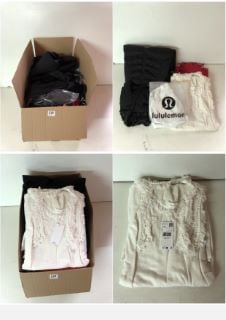 BOX OF MEN'S AND WOMEN'S UNSEALED CLOTHING